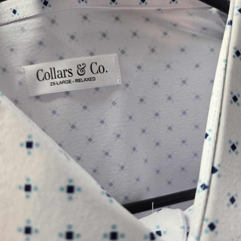 Lot of 3 Collars and Co Men's 2XL Polo Dress Relaxed Shirts New - Picture 5 of 6